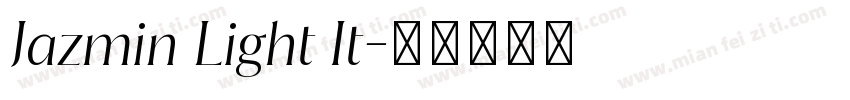Jazmin Light It字体转换